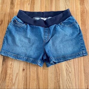 Oh Baby Motherhood Under Belly Denim Shorts EUC
